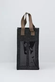 Сумка с 2 ручками и окошком для 2 винных бутылок COSY @ HOME