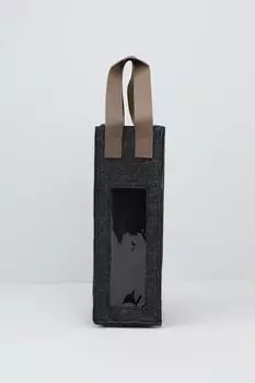 Сумка с 2 ручками и окошком для винной бутылки COSY @ HOME