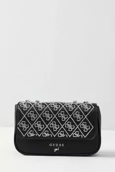 Сумка с декором из страз Guess