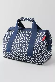 Сумка с принтом Signature navy Reisenthel