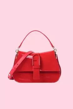 Сумка сэтчел кожаная Flow Furla