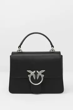 Сумка сэтчел кожаная Love One Pinko