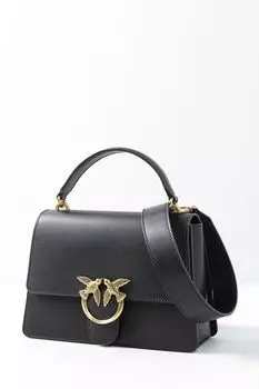 Сумка сэтчел кожаная Love one Pinko