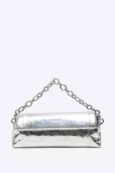 Сумка сэтчел кожаная на цепочке VITACCI