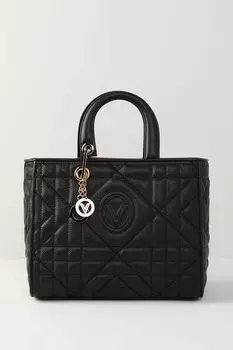 Сумка сэтчел кожаная стеганая Valentino Orlandi