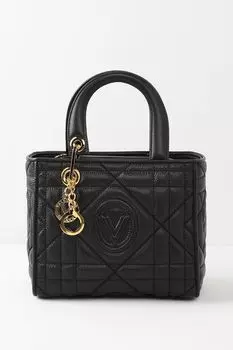 Сумка сэтчел кожаная стеганая Valentino Orlandi