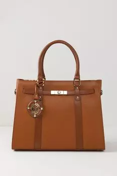 Сумка сэтчел кожаная Valentino Orlandi