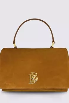 Сумка сэтчел замшевая Beautiful Birds