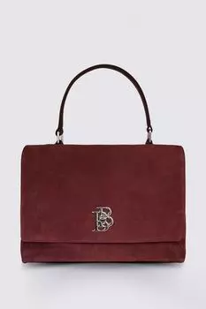 Сумка сэтчел замшевая Verona Beautiful Birds