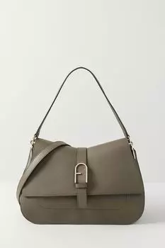 Сумка сетчел кожаная Flow Furla