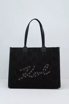 Сумка шоппер с монограммой логотипа skuare Karl Lagerfeld