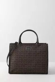 Сумка шоппер с принтом и логотипом бренда Replay