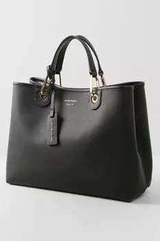 Сумка шоппер с зернистым тиснением EMPORIO ARMANI