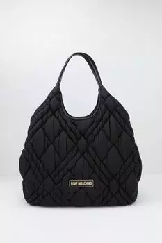Сумка шоппер стеганая Puff Love Moschino