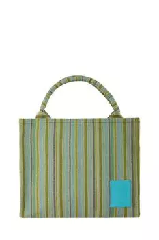 Сумка шоппер жаккарда Green Pepfer