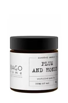 Свеча ароматическая Слива и мед 88 г BAGO home