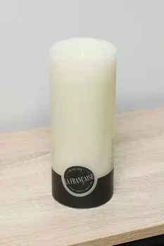 Свеча-цилиндр интерьерная восковая Bougies la francaise