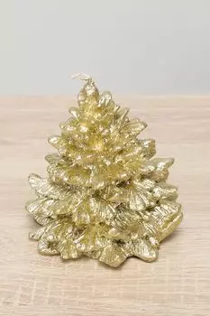 Свеча декоративная из воска Ель COINCASA