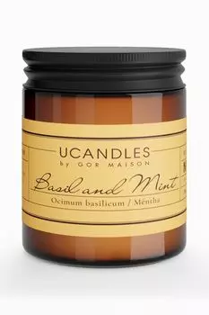 Свеча в банке Basil and Mint, 200 гр UCANDLES
