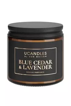 Свеча в банке KOSBR Blue Cedar and Lavender, 100 гр UCANDLES