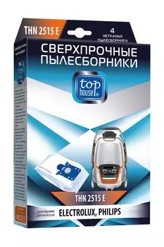 Сверхпрочные нетканые пылесборники 4 шт TOP HOUSE