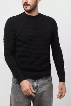 Свитер фактурной вязки HUGO