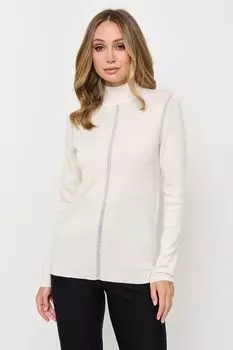 Свитер шерстяной с воротником стойкой Franco Vello