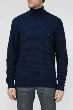 Свитер хлопковый с высоким воротником Tommy Hilfiger