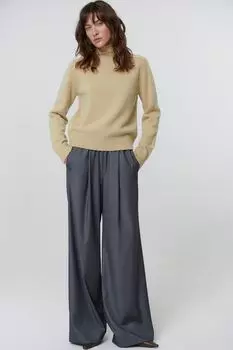 Свитер из шерсти с рельефными швами DAISYKNIT