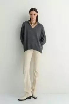 Свитер с отложным воротником LAROOM