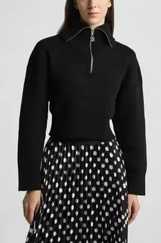 Свитер с воротником на молнии HUGO