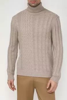 Свитер с высоким горлом текстурной вязки Loft