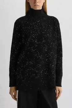 Свитер с высоким воротником и пайетками Auranna