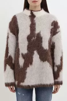 Свитер шерстяной с принтом Auranna