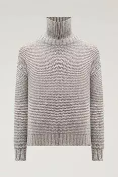 Свитер шерстяной с высоким воротником Woolrich