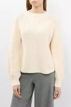 Свитер вязаный с пышным рукавом Comma