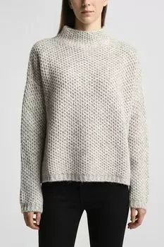 Свитер вязаный с воротником стойкой HUGO