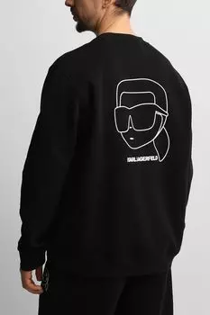 Свитшот хлопковый Karl Lagerfeld
