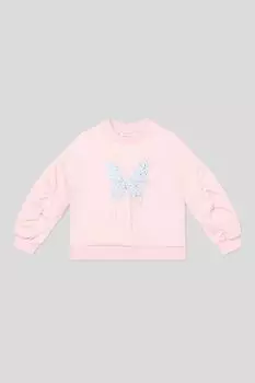 Свитшот хлопковый с аппликацией Choupette