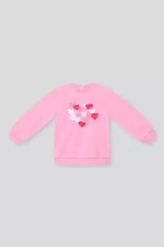 Свитшот хлопковый с аппликацией Fagottino