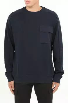 Свитшот хлопковый с карманом BOSS