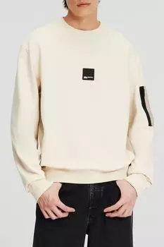 Свитшот хлопковый с карманом Karl Lagerfeld Jeans