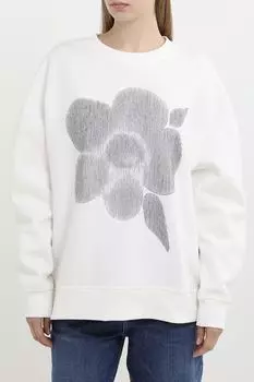 Свитшот хлопковый с логотипом Desigual