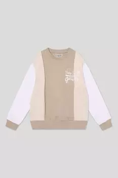Свитшот хлопковый с логотипом Guess