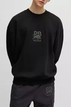 Свитшот хлопковый с логотипом HUGO