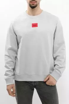 Свитшот хлопковый с логотипом HUGO