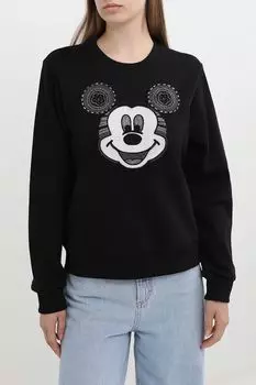Свитшот хлопковый с логотипом Микки Маус Desigual