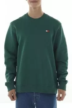 Свитшот хлопковый с логотипом Tommy Jeans