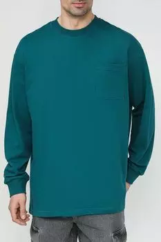 Свитшот хлопковый с нагрудным карманом COLORPLAY