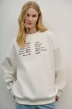 Свитшот хлопковый с принтом Akhmadullina Dreams